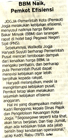 Kliping jogja terbaru