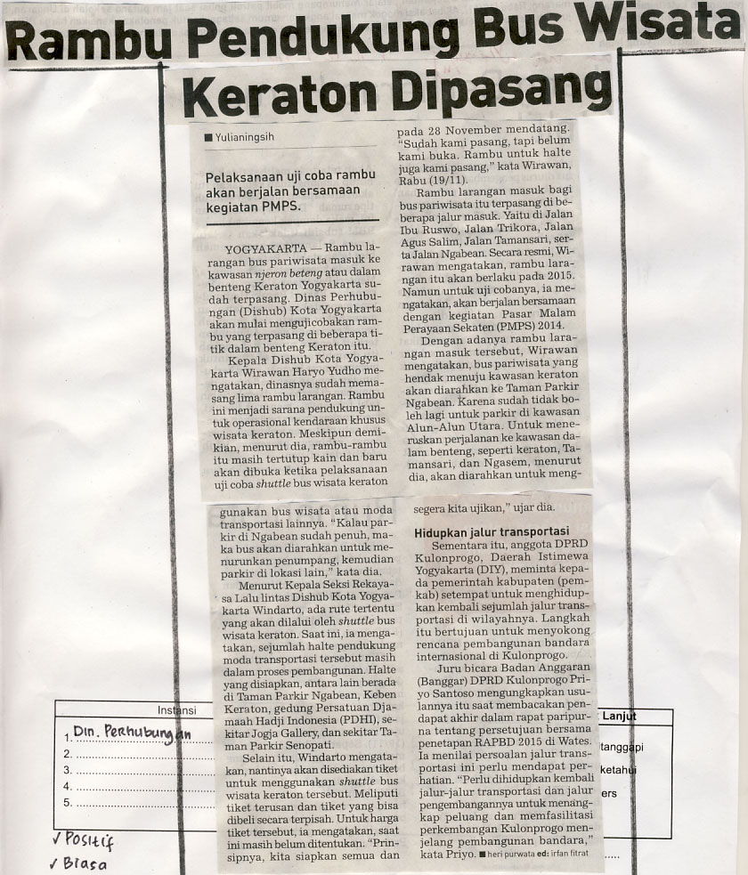 Kliping jogja terbaru