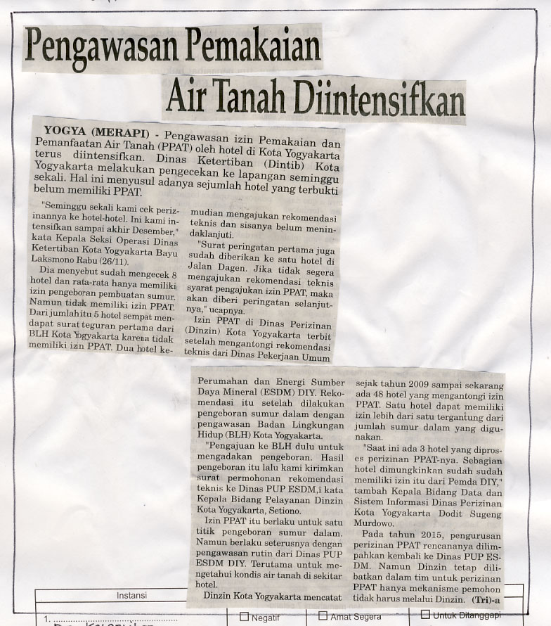 Kliping jogja terbaru