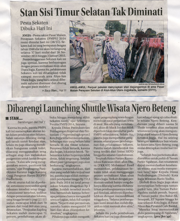 Kliping jogja terbaru