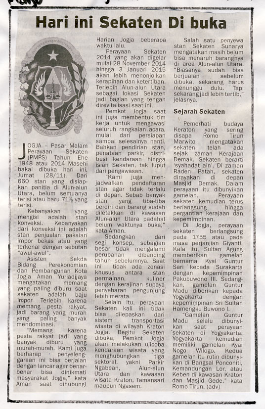 Kliping jogja terbaru