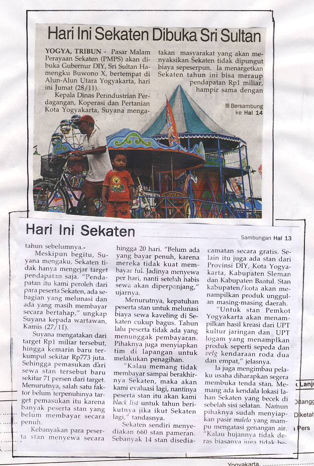 Kliping jogja terbaru