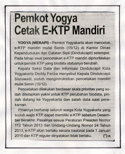 Kliping jogja terbaru