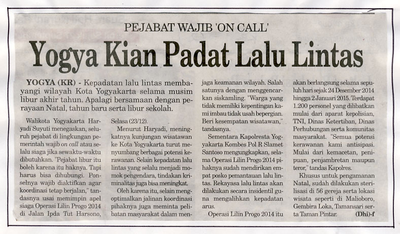 Kliping jogja terbaru