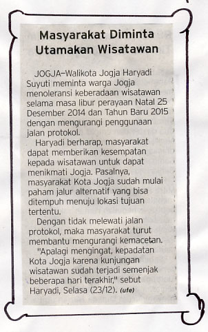 Kliping jogja terbaru