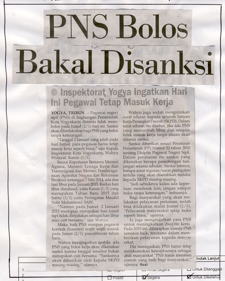 Kliping jogja terbaru