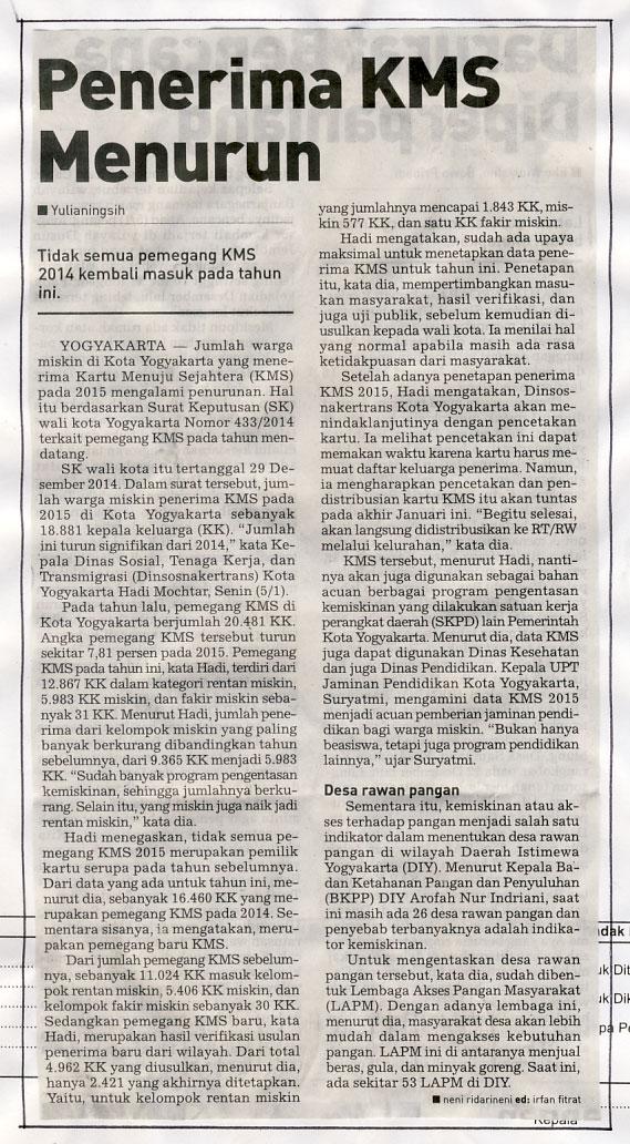 Kliping jogja terbaru