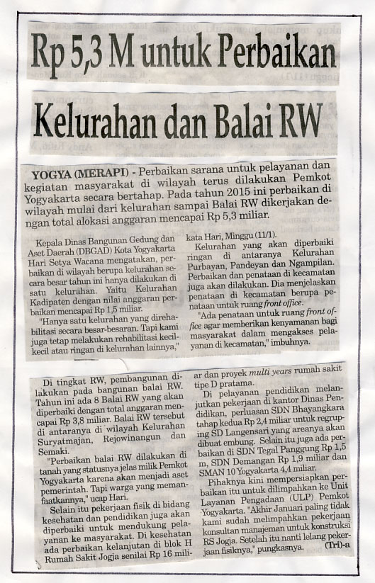Kliping jogja terbaru