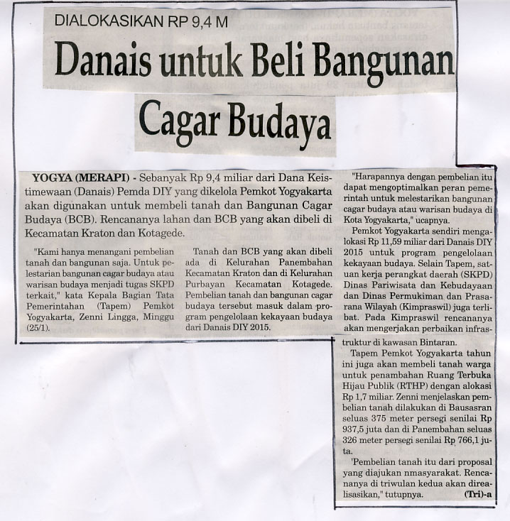 Kliping jogja terbaru