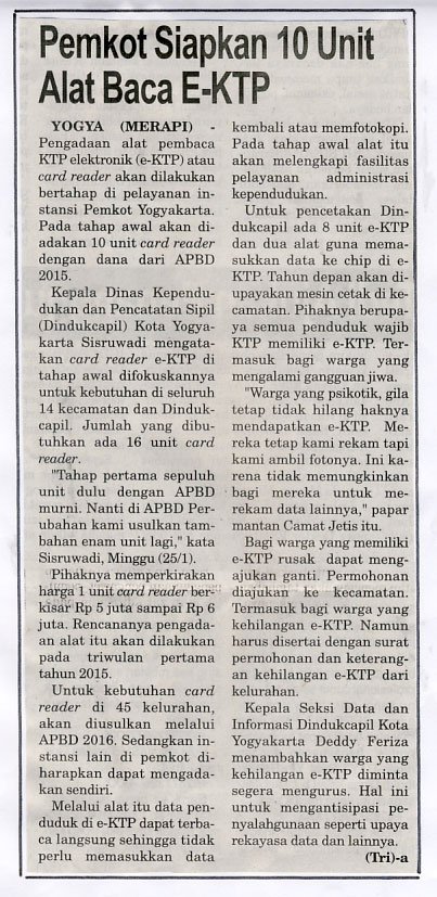 Kliping jogja terbaru