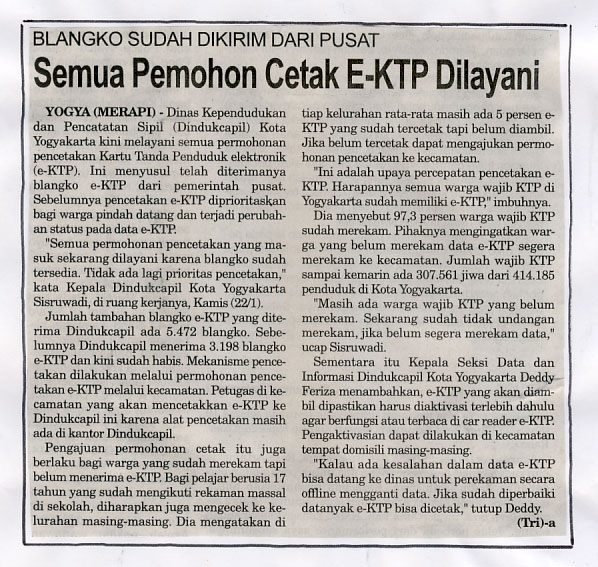 Kliping jogja terbaru