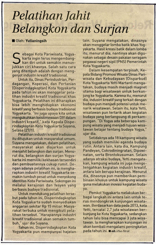 Kliping jogja terbaru