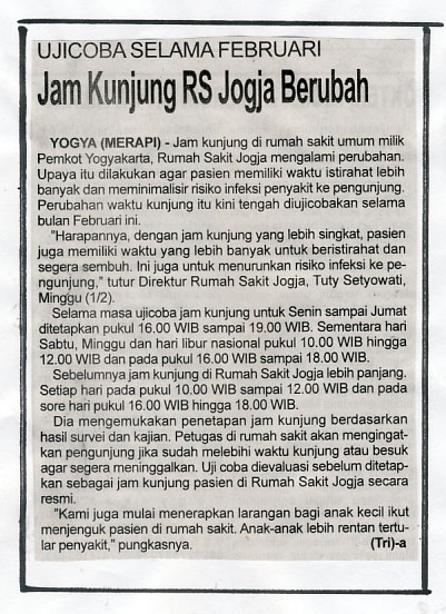 Kliping jogja terbaru