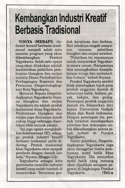 Kliping jogja terbaru