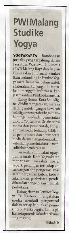 Kliping jogja terbaru