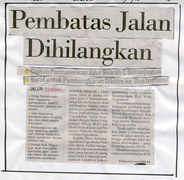 Kliping jogja terbaru