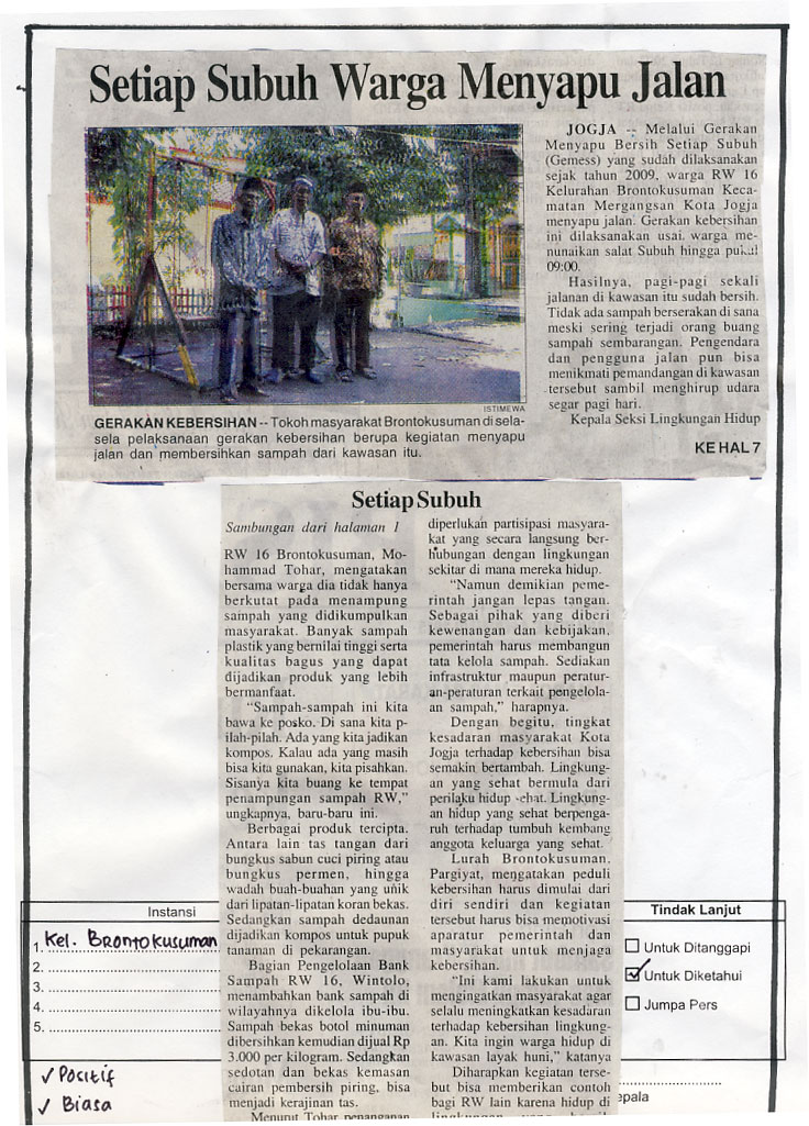 Kliping jogja terbaru