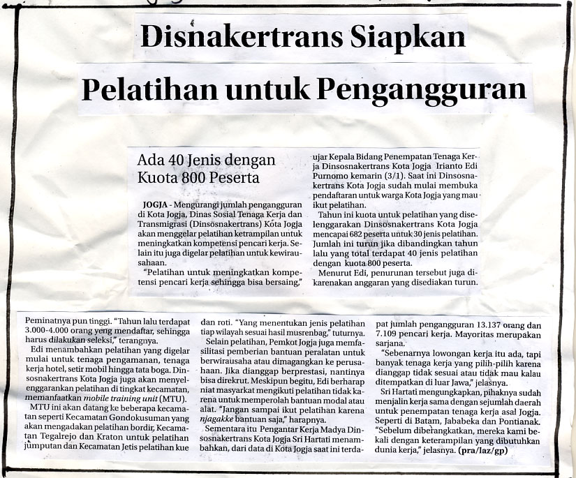 Kliping jogja terbaru