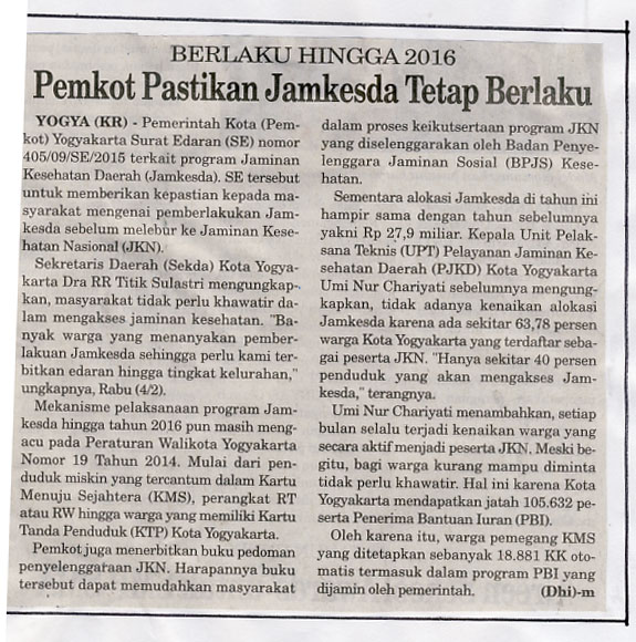 Kliping jogja terbaru