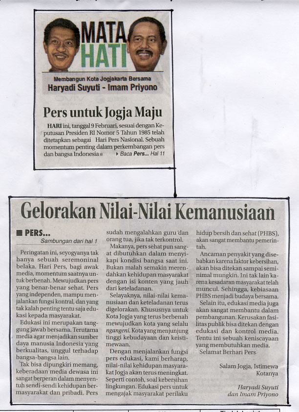 Kliping jogja terbaru