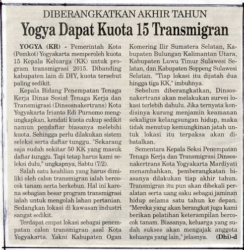 Kliping jogja terbaru