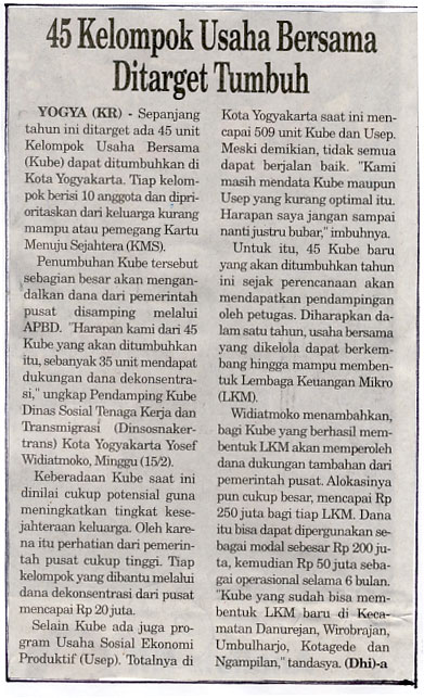Kliping jogja terbaru