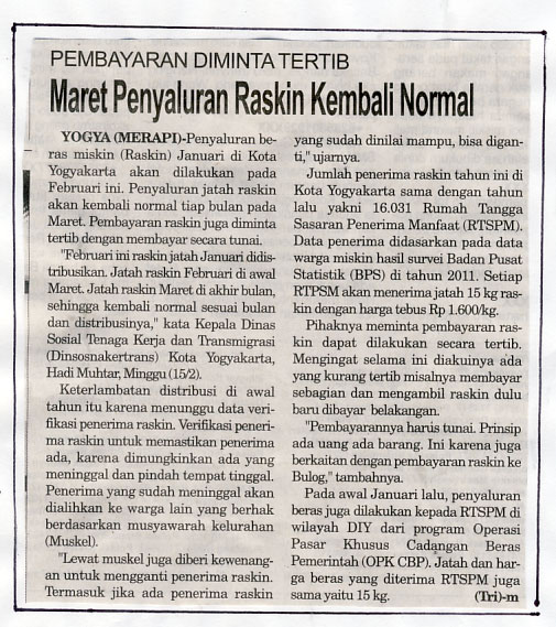 Kliping jogja terbaru