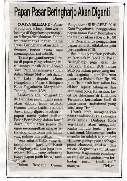 Kliping jogja terbaru