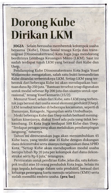 Kliping jogja terbaru