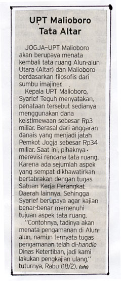 Kliping jogja terbaru