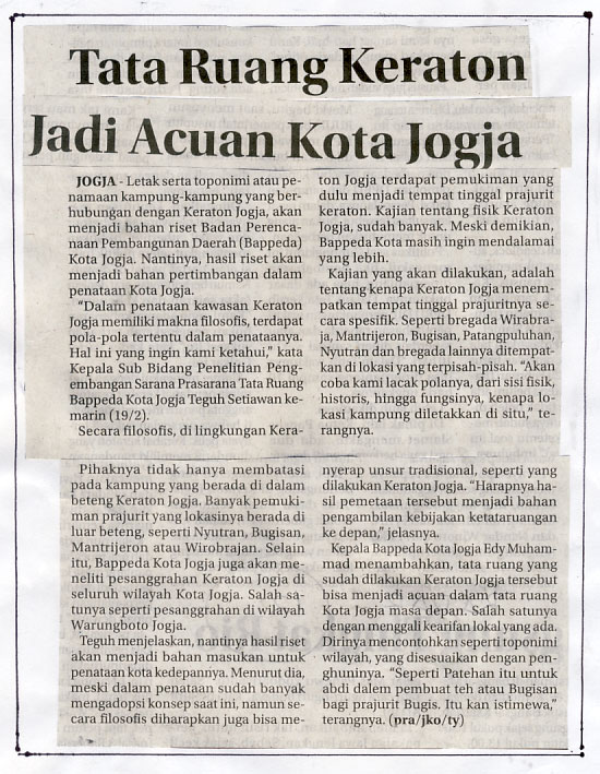Kliping jogja terbaru