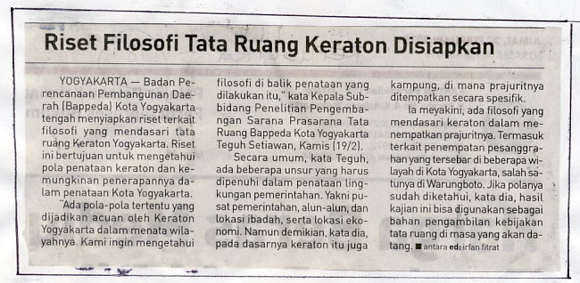 Kliping jogja terbaru