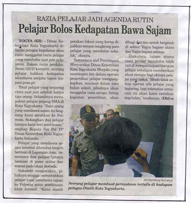 Kliping jogja terbaru
