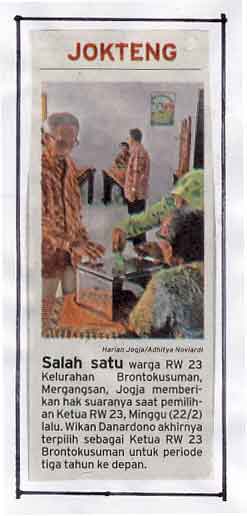 Kliping jogja terbaru