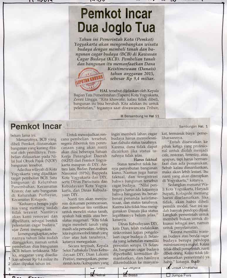 Kliping jogja terbaru