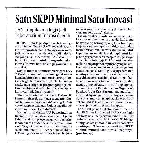 Kliping jogja terbaru