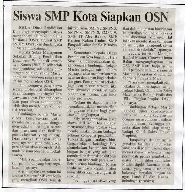 Kliping jogja terbaru