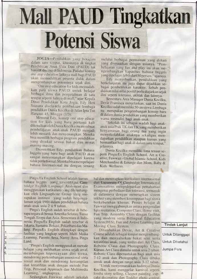 Kliping jogja terbaru
