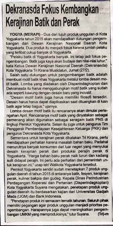 Kliping jogja terbaru