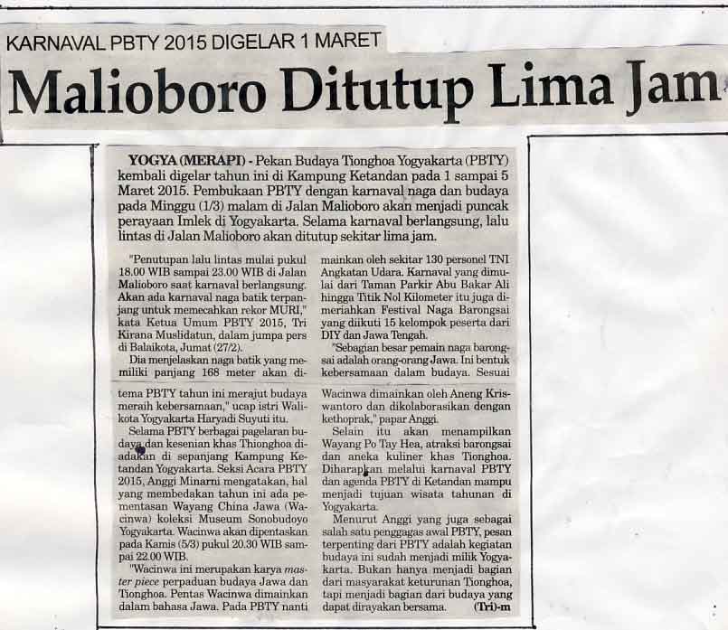 Kliping jogja terbaru