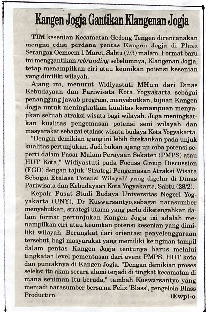 Kliping jogja terbaru