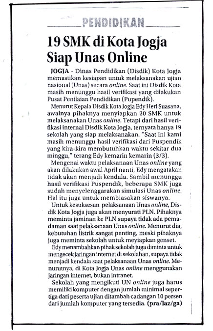 Kliping jogja terbaru
