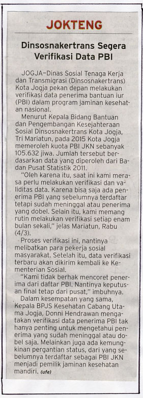 Kliping jogja terbaru