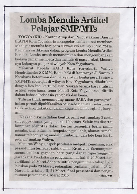 Kliping jogja terbaru