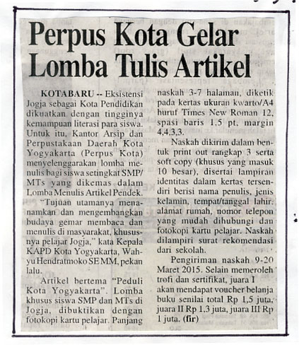 Kliping jogja terbaru
