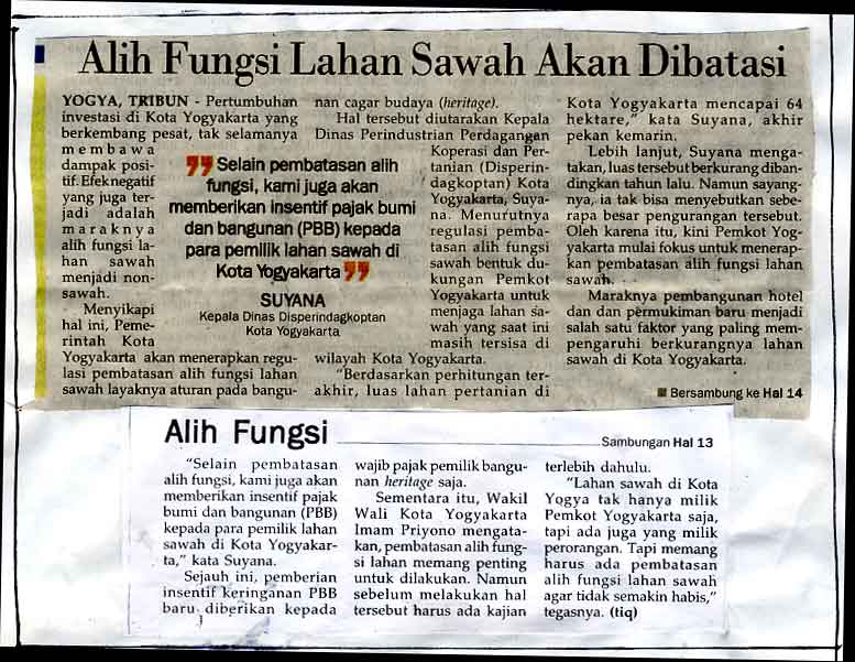 Kliping jogja terbaru