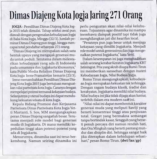 Kliping jogja terbaru