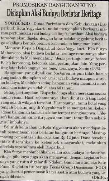Kliping jogja terbaru