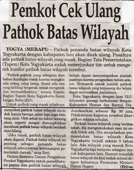 Kliping jogja terbaru