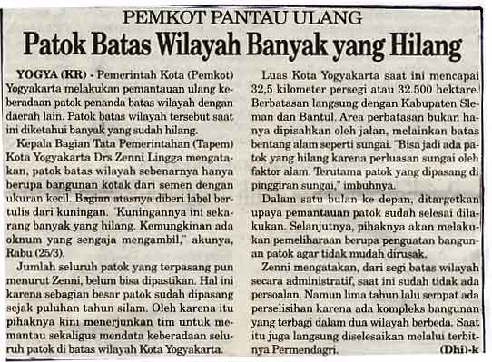 Kliping jogja terbaru